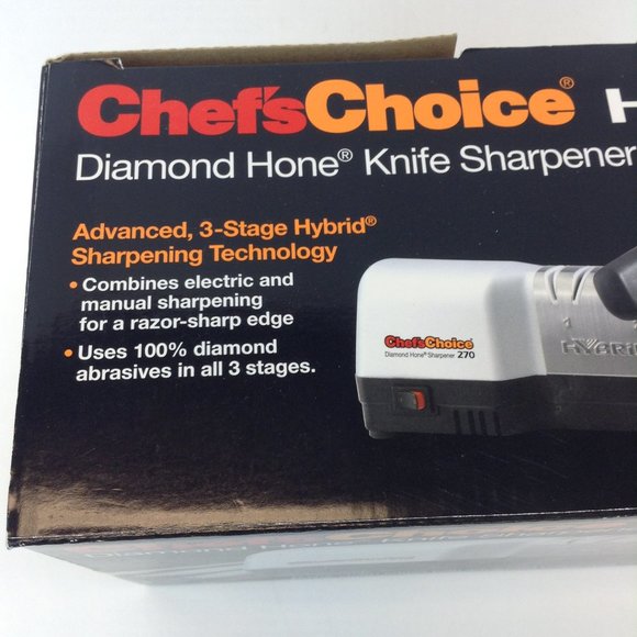 Chefs Choice Hybrid 270 Diamond Hone Knife Sharpener 3 Stage Electric - Picture 13 of 16